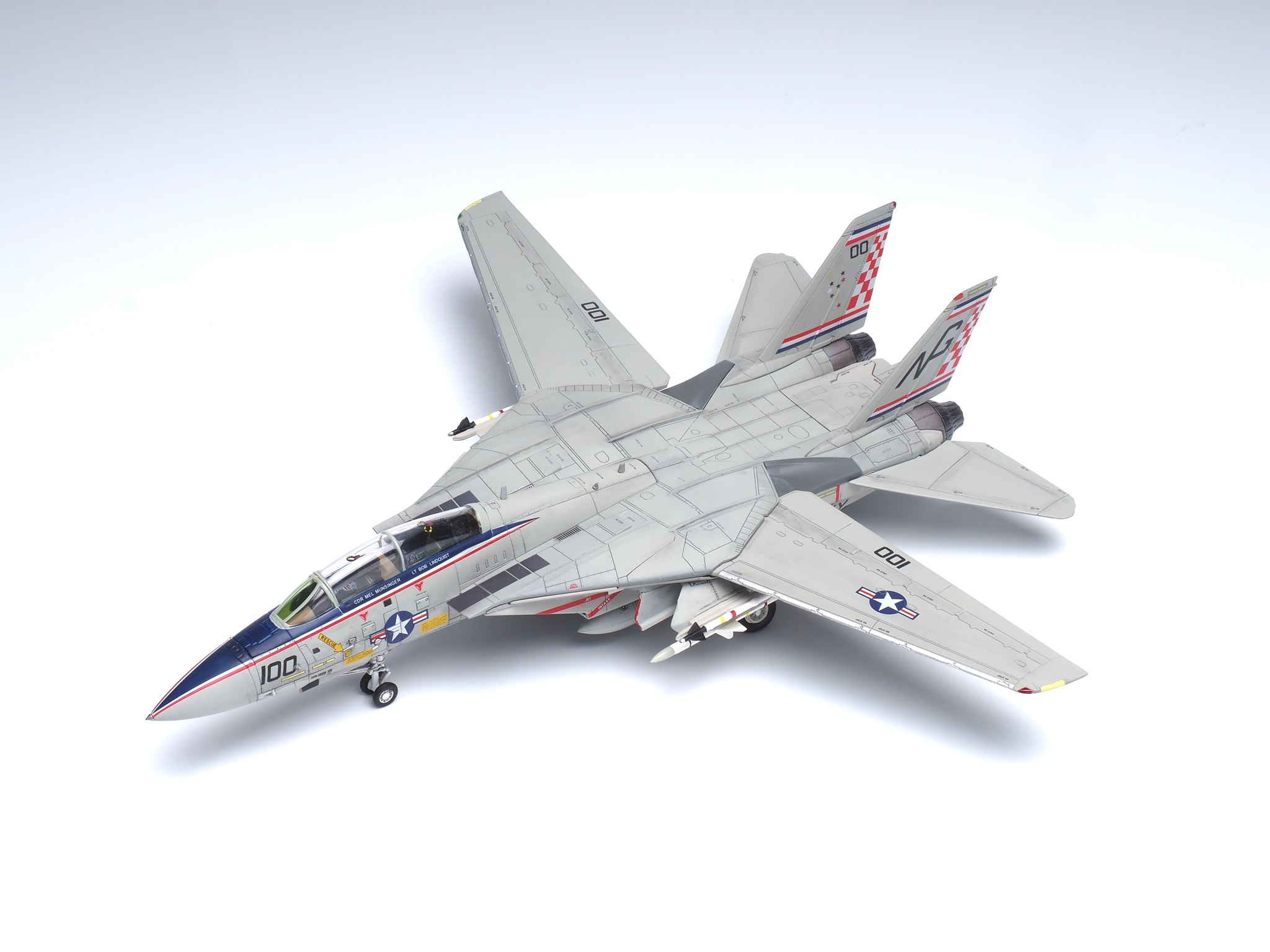 Calibre Wings CA721417 F-14A Tomcat USN VF-211 Fighting Checkmates, NG100, 1978