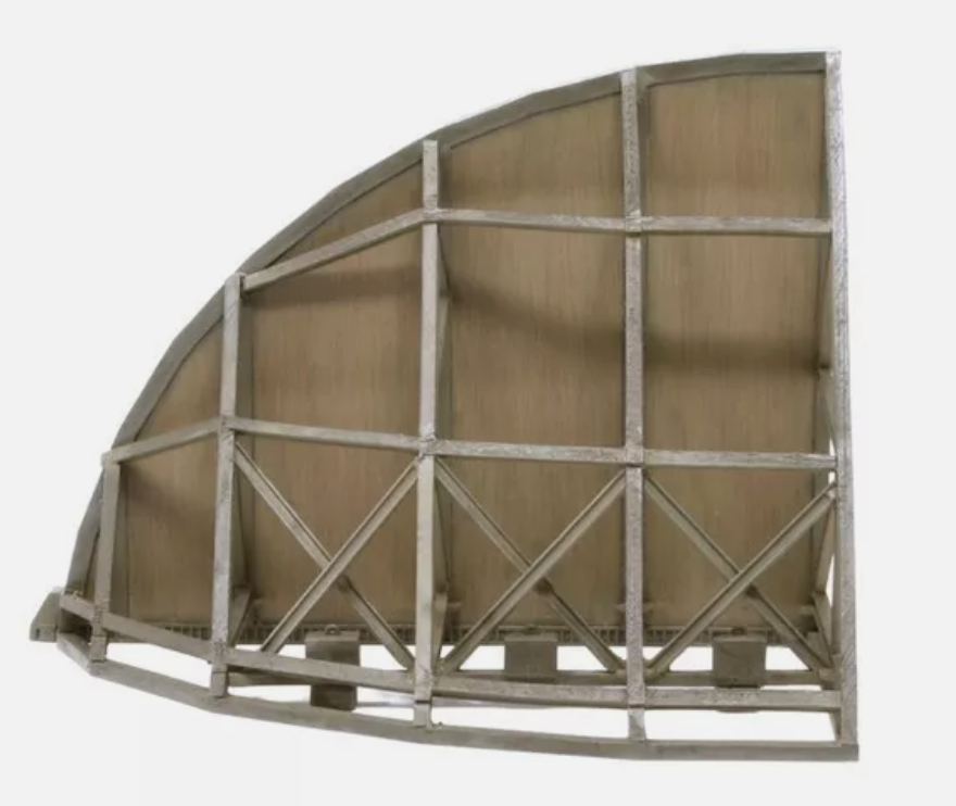 Low Relief Hardened Aircraft Shelter 1:72 Scale - Scenecraft PKSC001 Diorama