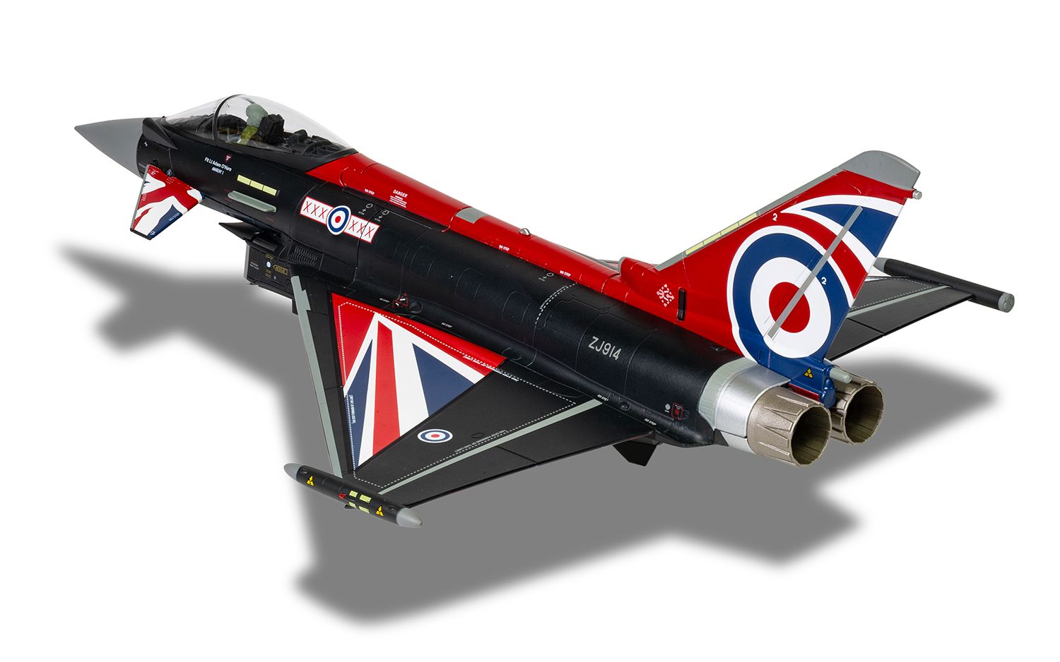 Corgi AA29003 Eurofighter Typhoon FGR4 ‘Blackjack’ - RAF Coningsby - 2022 RAF Typhoon Display PRICE £164.99 (RRP £189.99)