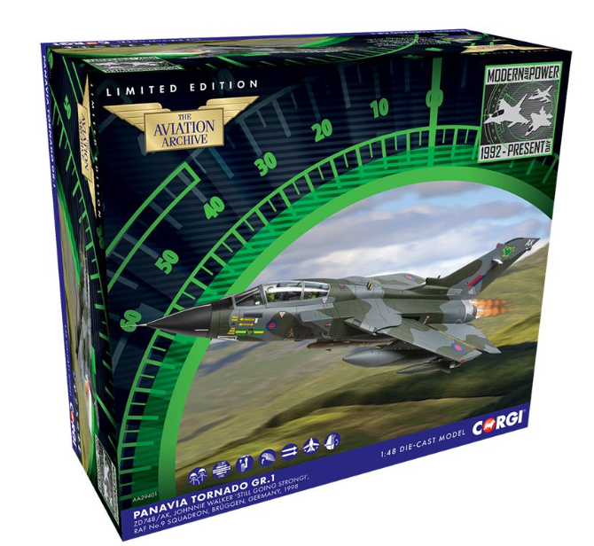 Corgi AA29401 Panavia Tornado GR.1 'Still Going Strong' - RAF No.9 Sqn - Johnnie Walker (RRP £189.99)