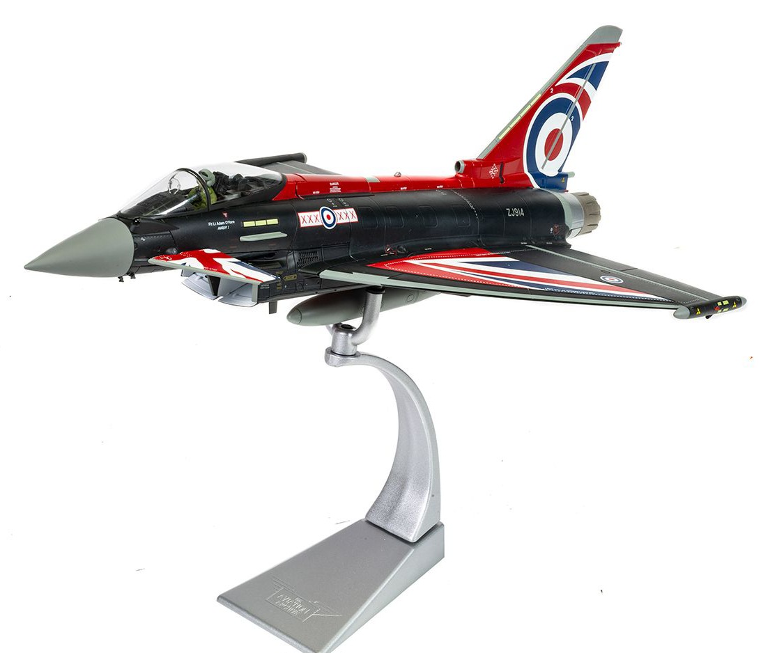 Corgi AA29003 Eurofighter Typhoon FGR4 ‘Blackjack’ - RAF Coningsby - 2022 RAF Typhoon Display PRICE £164.99 (RRP £189.99)