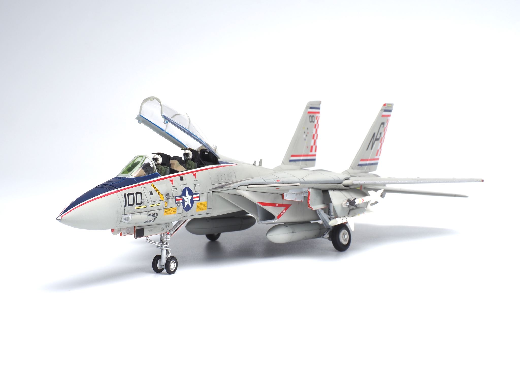 Calibre Wings CA721417 F-14A Tomcat USN VF-211 Fighting Checkmates, NG100, 1978