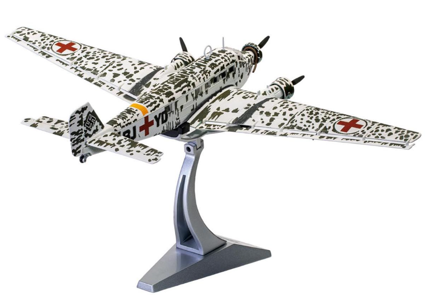 Corgi AA36911 Junkers Ju-52/3m g6e BJ+YD, Medical Evacuation Aircraft, Stalingrad, Air Bridge Operations, November 1942. - (RRP £159.99)