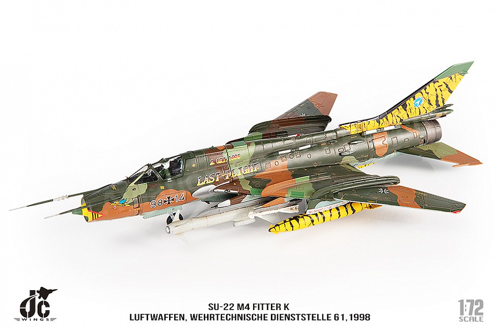 JC Wings Military - JCW72SU20004 SU-22 M4 FITTER K LUFTWAFFEN, WEHRTECHNISCHE DIENSTSTELLE 61, 1998