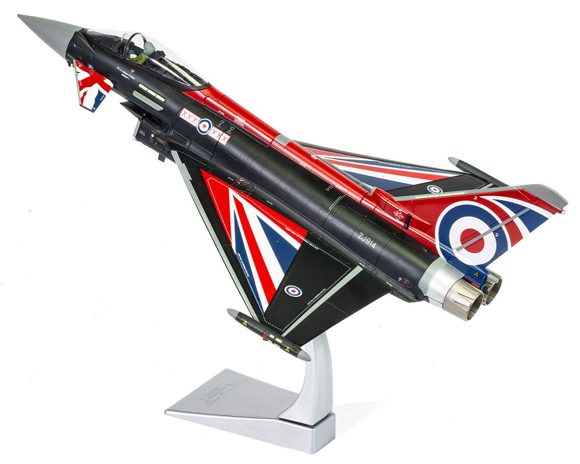Corgi AA29003 Eurofighter Typhoon FGR4 ‘Blackjack’ - RAF Coningsby - 2022 RAF Typhoon Display PRICE £164.99 (RRP £189.99)