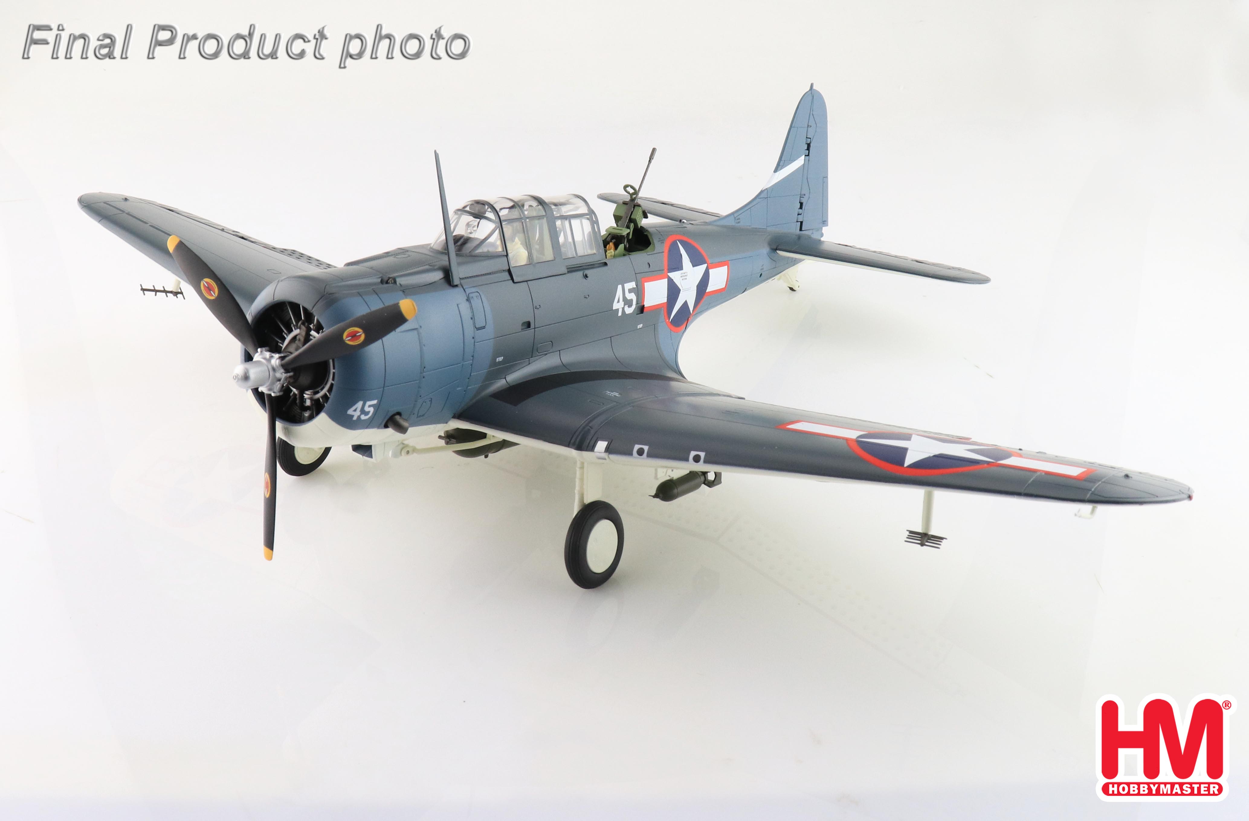HobbyMaster HA0215 Douglas SBD-5 "Dauntless" White 45, VB-16, USS Lexington, 1943