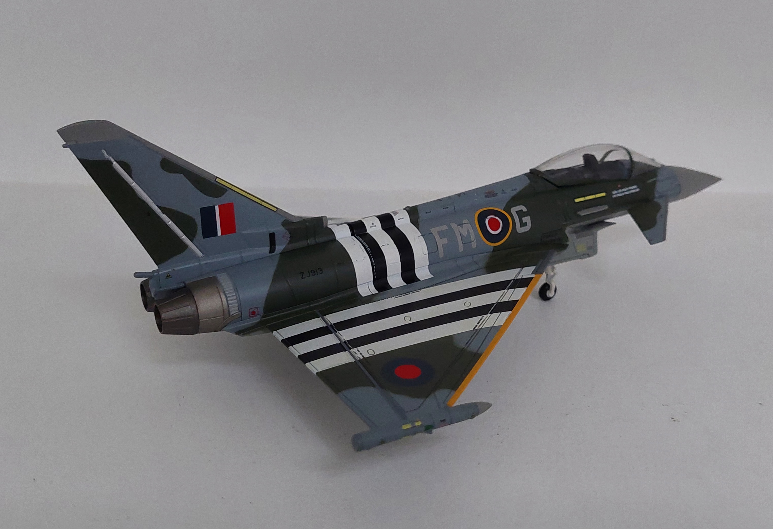 Hobby Master HA6626b Eurofighter Typhoon FGR4 ZJ913/FM-G, RAF, 2024  (w/2 x empty pylon, 1 x centre pylon)