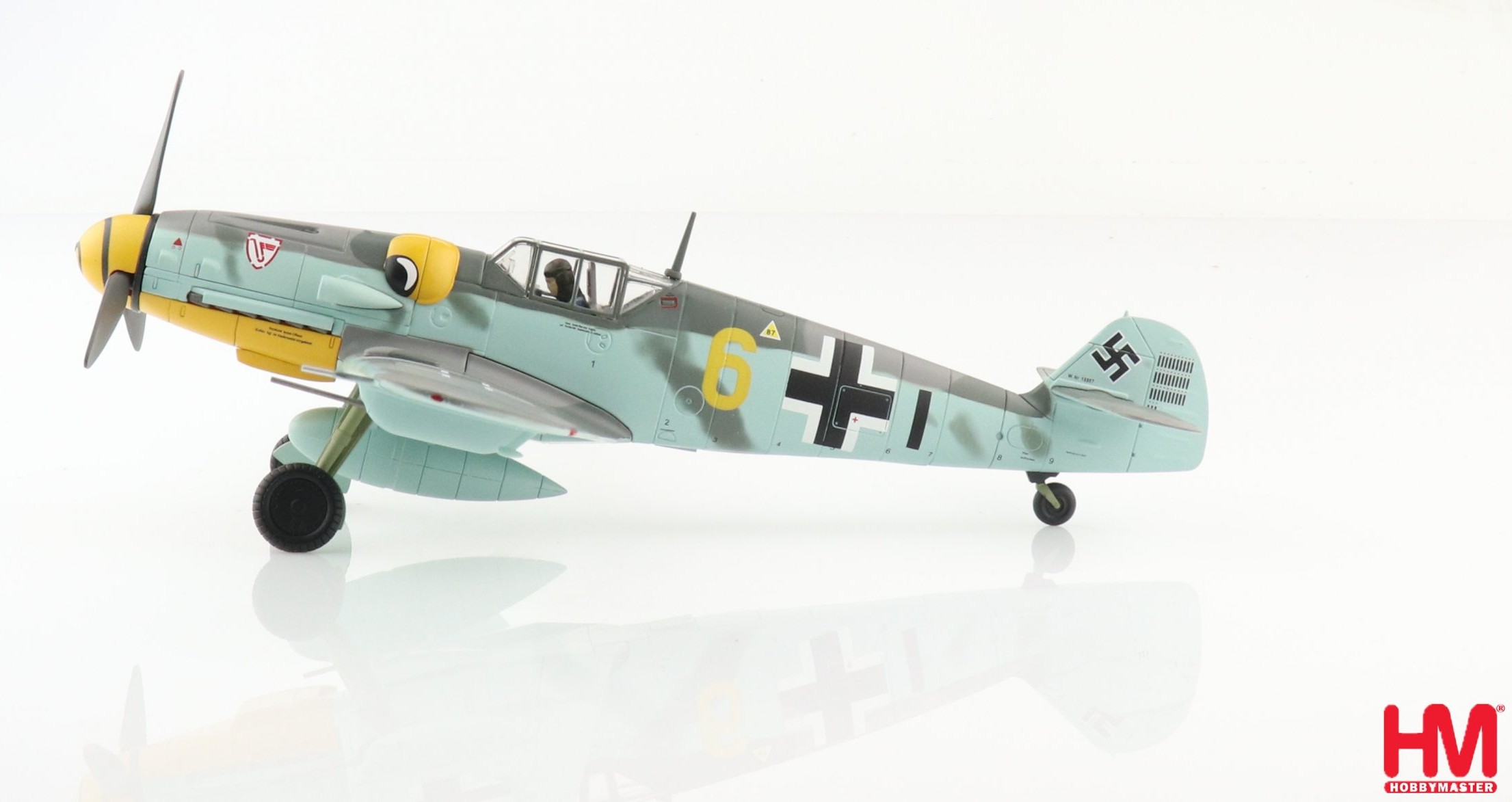 Hobby Master HA8752 BF 109G-6 “Yellow 6”, Ofw. Alfred Surau, 9./JG 3, Germany, Sept 1943