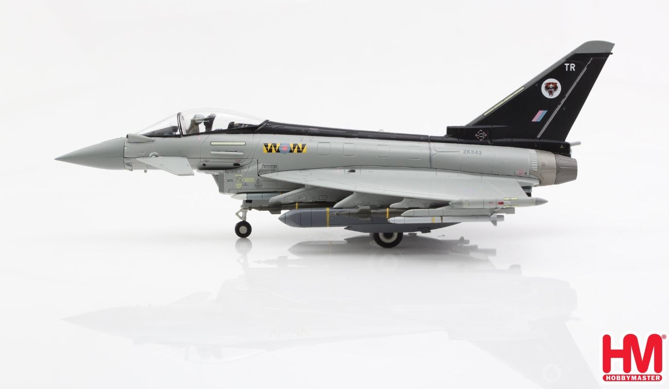 Hobby Master HA6632 Eurofighter Typhoon ZK343, No. 74 Sqn. "Tigers", RAF (what if scheme) 