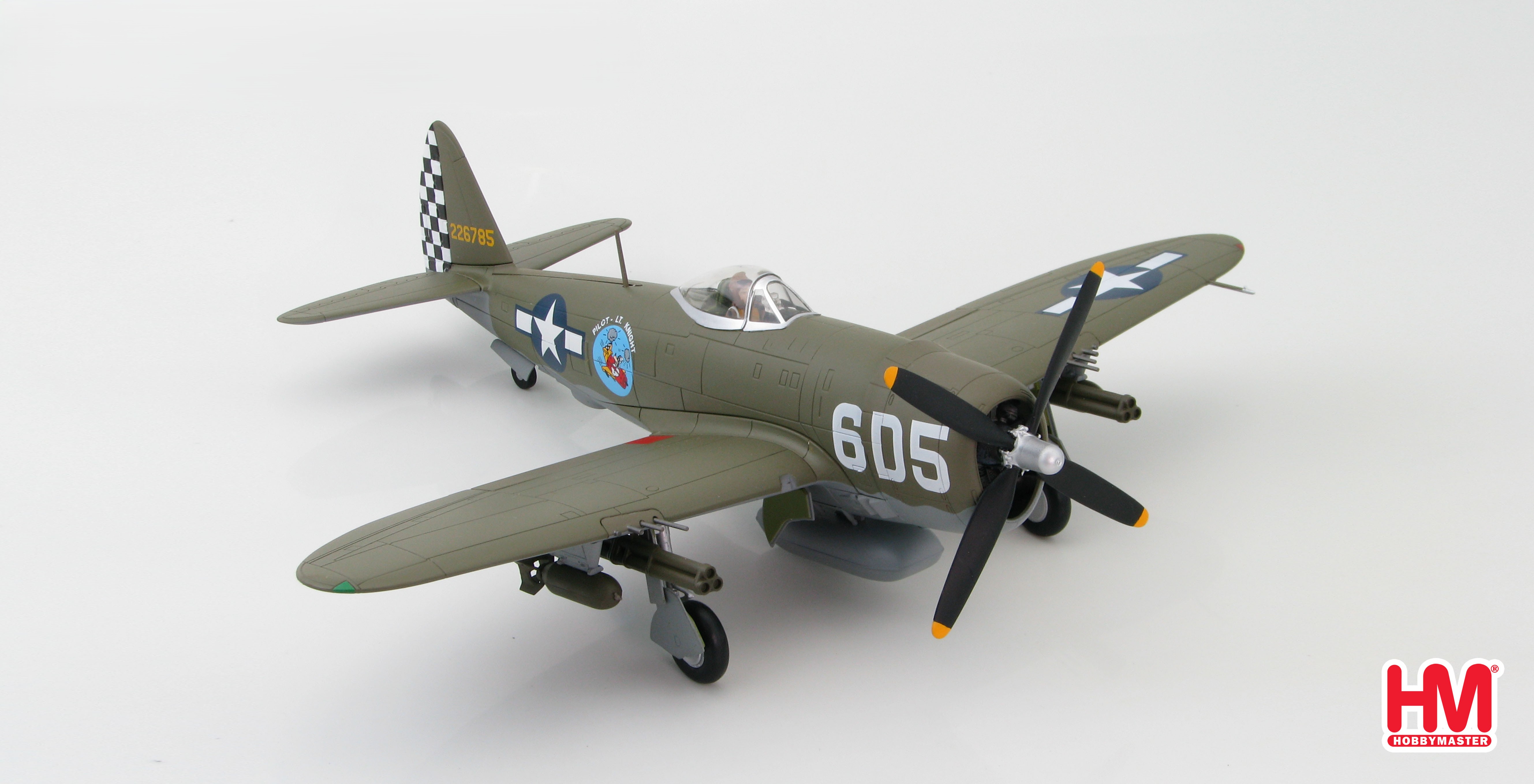 Hobby Master HA8408 P-47D Thunderbolt 226785 "OH JOHNNIE", 1st Lt. Raymond Knight, 346th FS/350th FG, Pisa, Italy, 1945