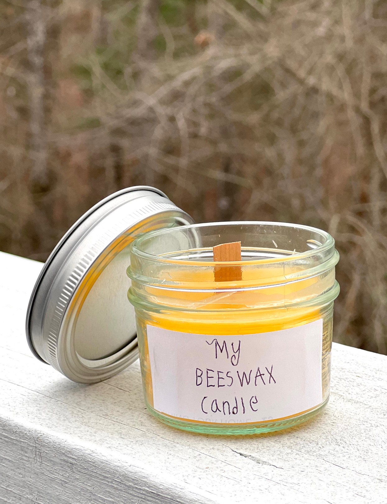 My Beeswax Candle