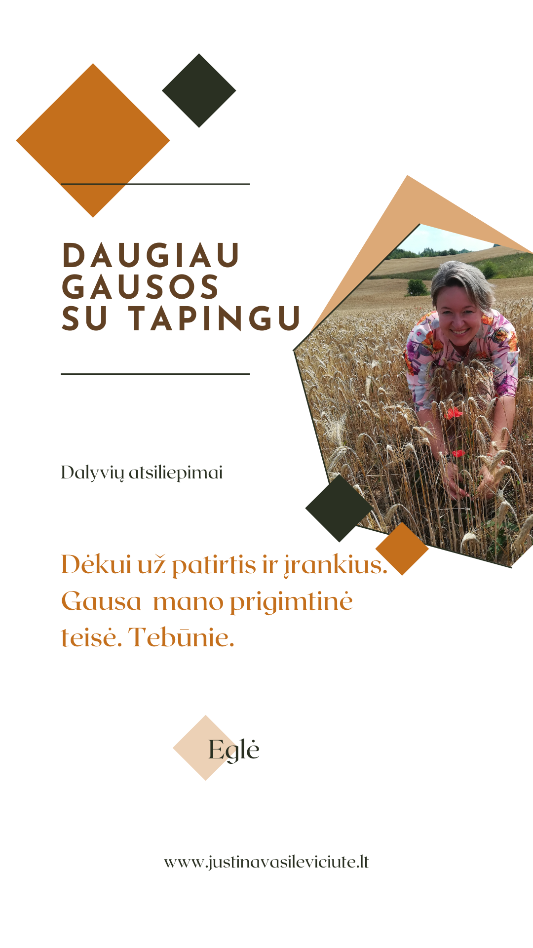 5 didžiausios kliūtys gausai - ir kaip jas švelniai paleisti!