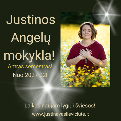 Justinos Angelų mokykla - 2 semestras! 