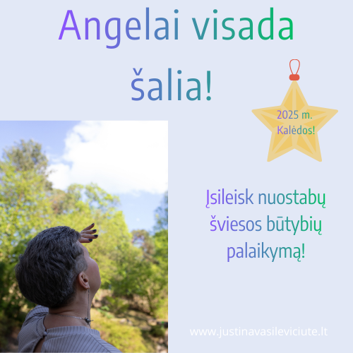 Angelai visada šalia! Kalėdos 2025
