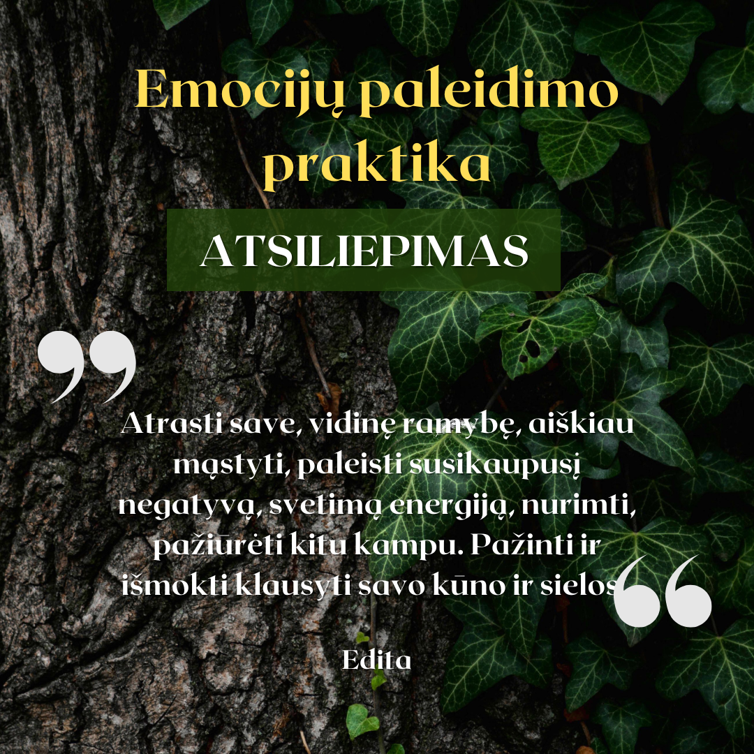 Emocijų paleidimo praktika - gyvai 09 27!!! + įrašas