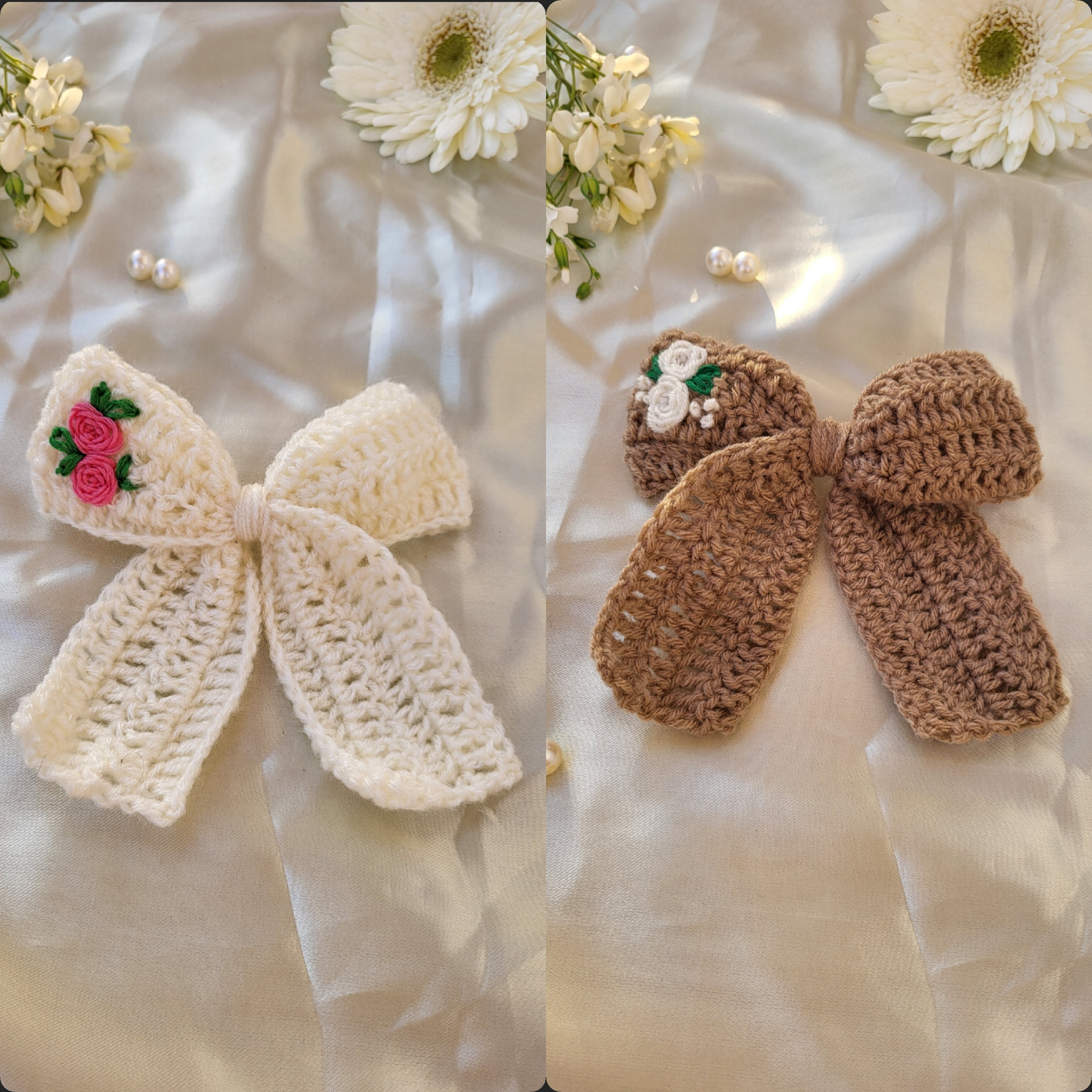 Rosy Elegance Bows