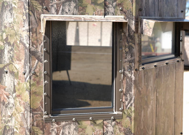 Ranch King 5ft x 6ft Economy Deer Blind Rifle Windows, Options: No Legs, 5ft, 8ft,12ft