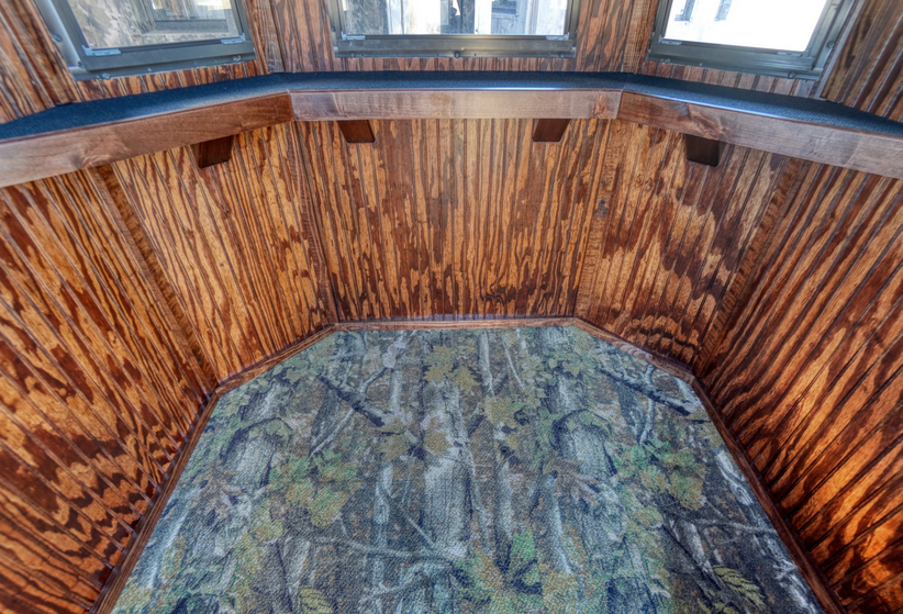 Ranch King 6ft x 8ft Insulated Deer Blind, Rifle Windows, Options: No Legs, 5ft, 8ft,12ft
