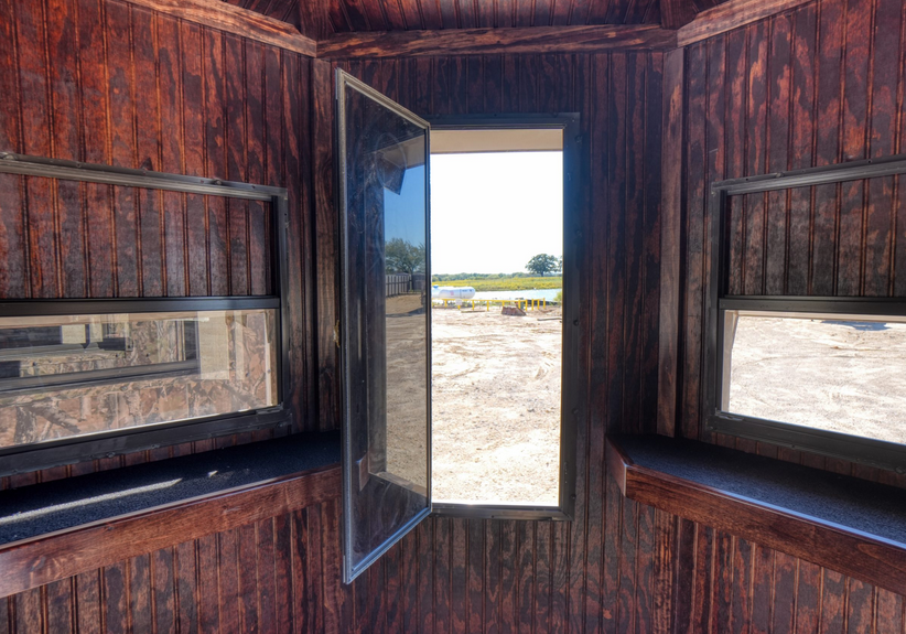 Ranch King 6ft x 10ft Insulated Deer Blind, Rifle Windows, Options: No Legs, 5ft, 8ft,12ft