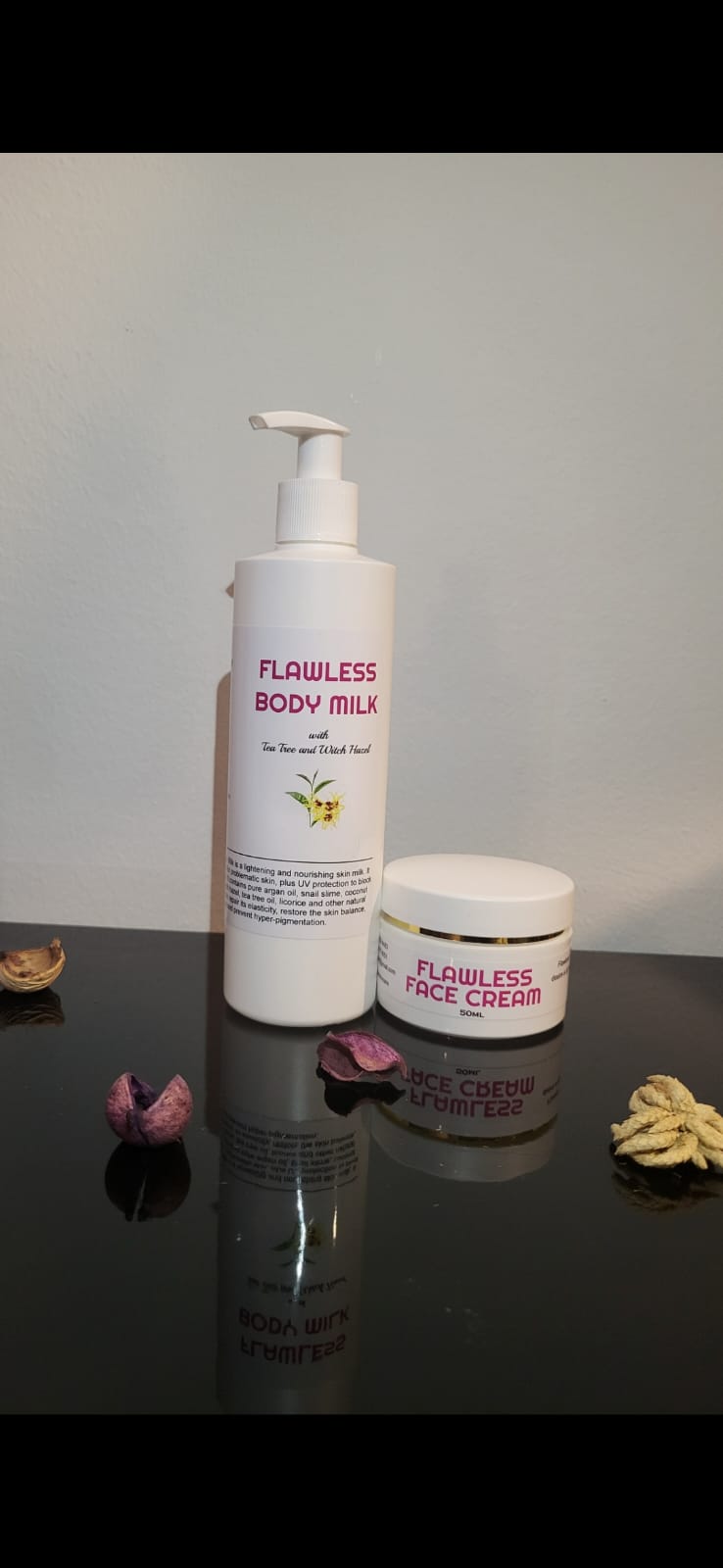 FLAWLESS FACE CREAM & BODY MILK