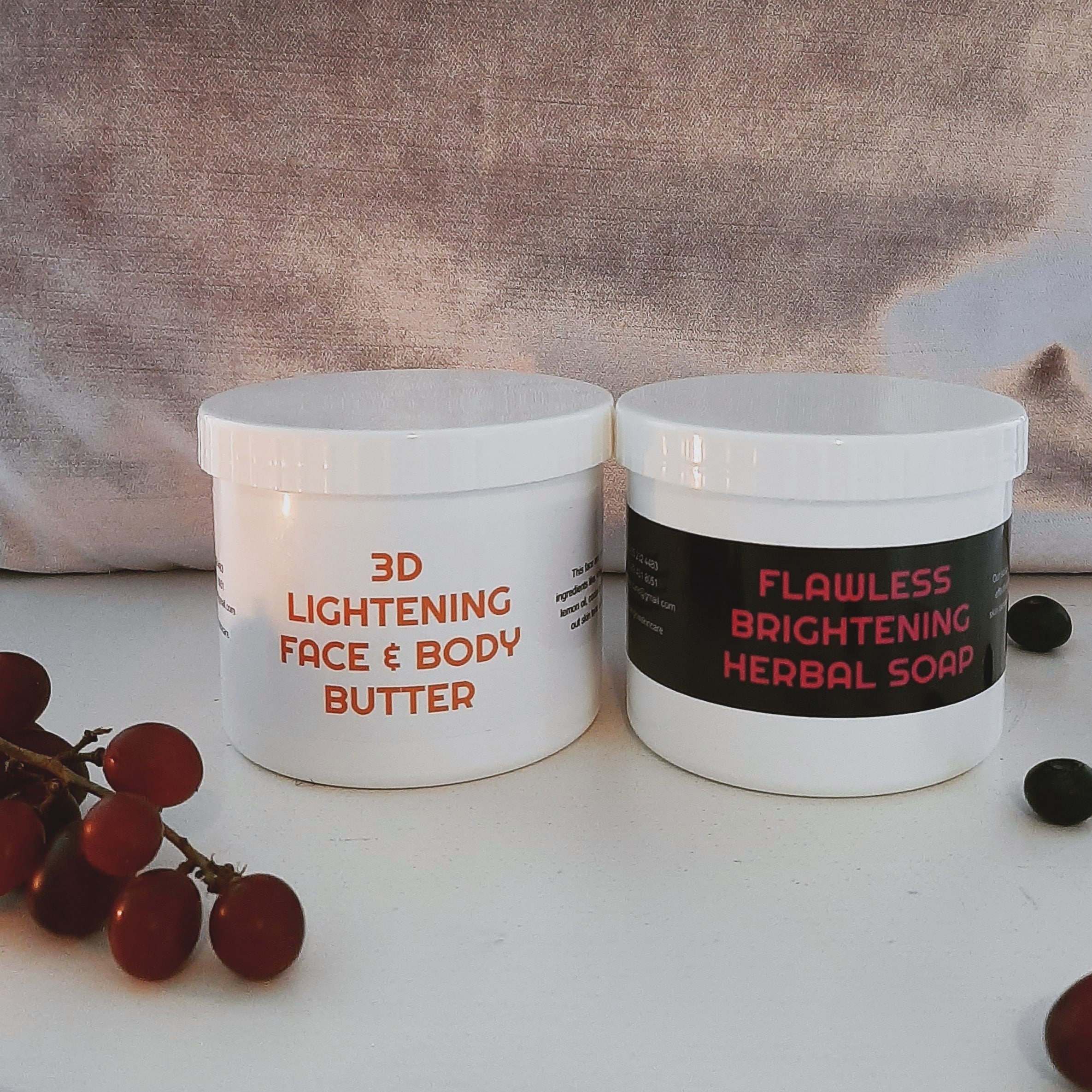 3D LIGHTENING FACE & BODY BUTTER AND FLAWLESS BRIGHTENING HERBAL SOAP