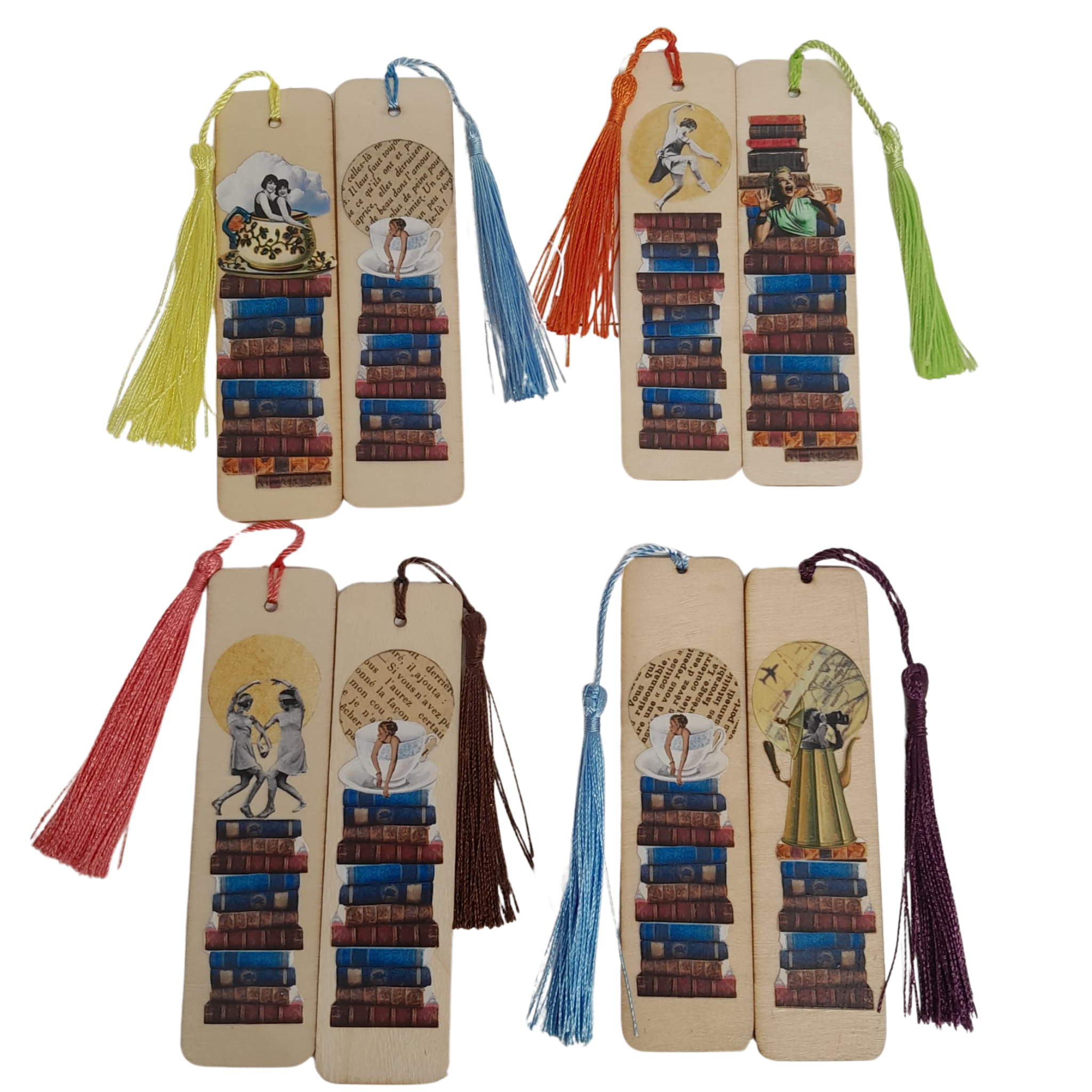 Barbara Browne - Assortment of Hand Collage Bookmarks