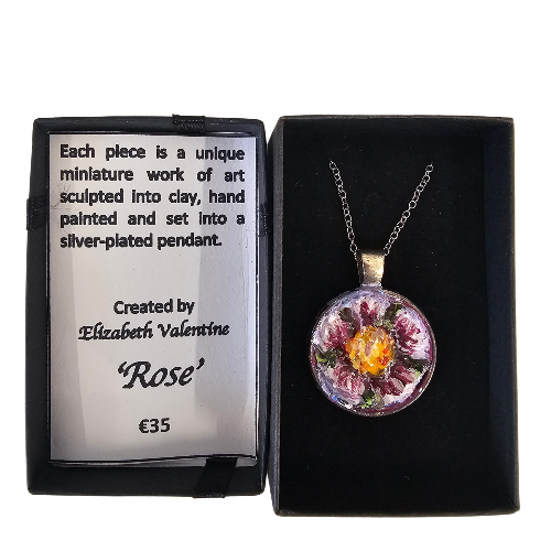 Elizabeth Valentine - Rose Pendant