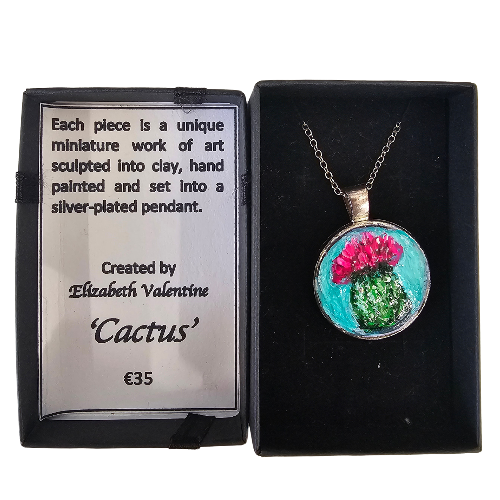 Elizabeth Valentine - Cactus Pendant