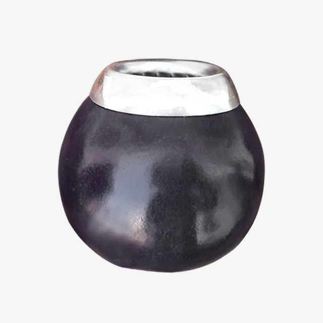 Mate de calabaza modelo DUO virola lisa