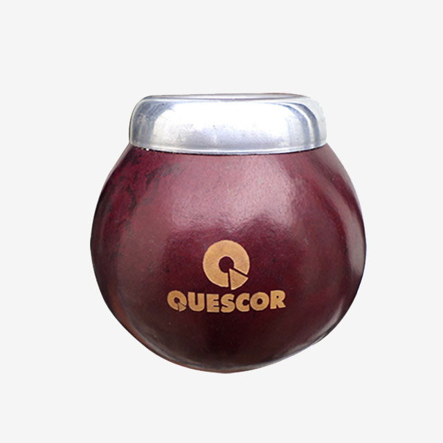 Mate de calabaza modelo DUO virola lisa