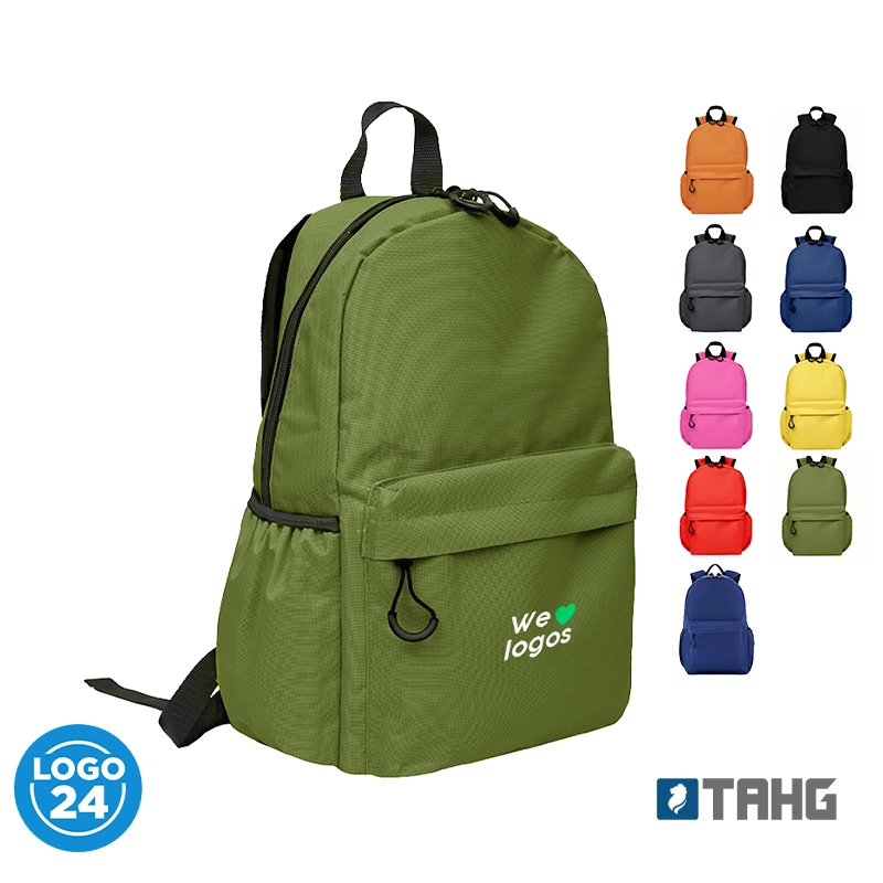 Mochila Escolar Urbana Negociarte Arlo Lisa 13,5 L Verde Musgo Liso 