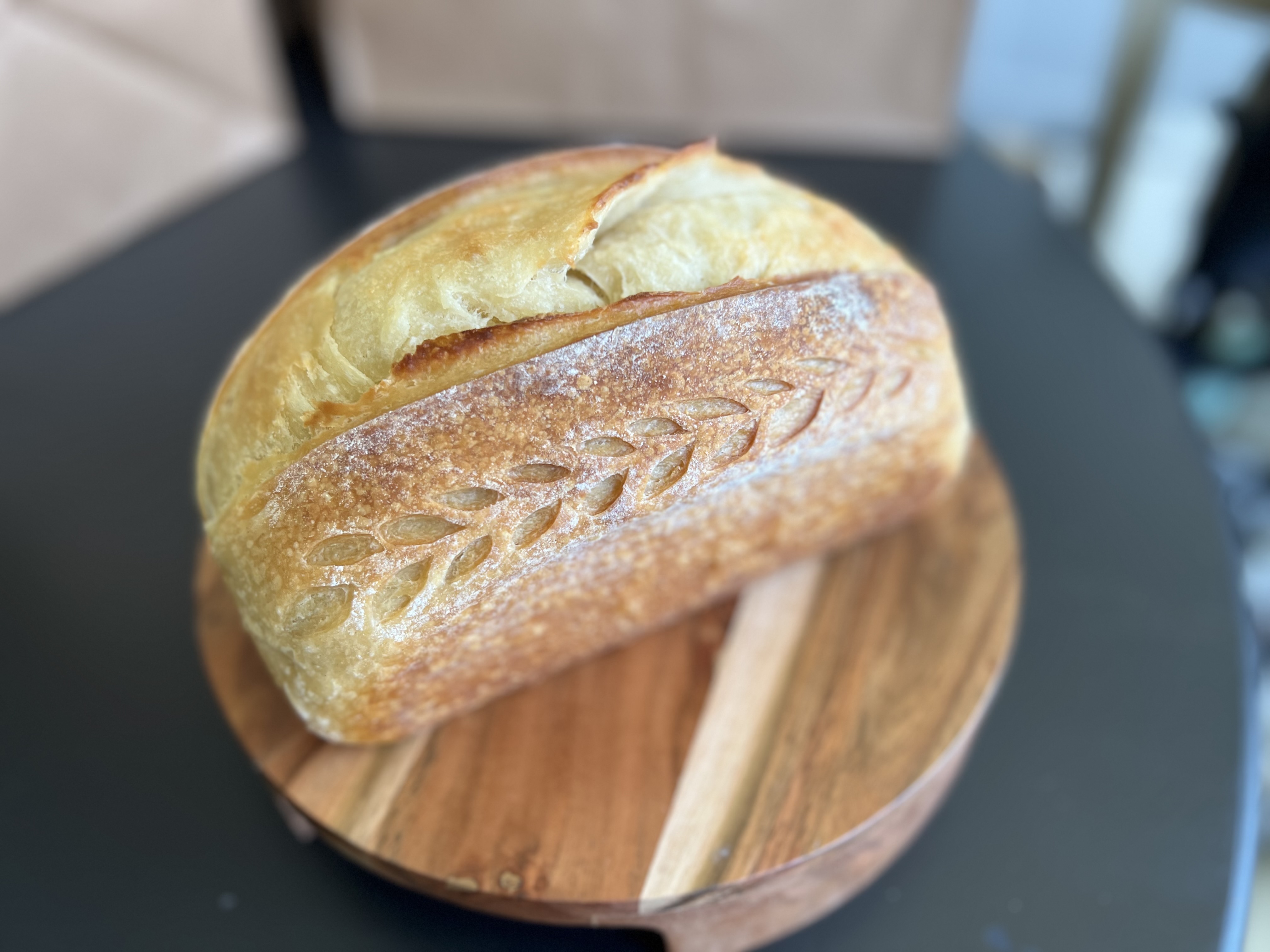 Sourdough Potato Croissant Loaf