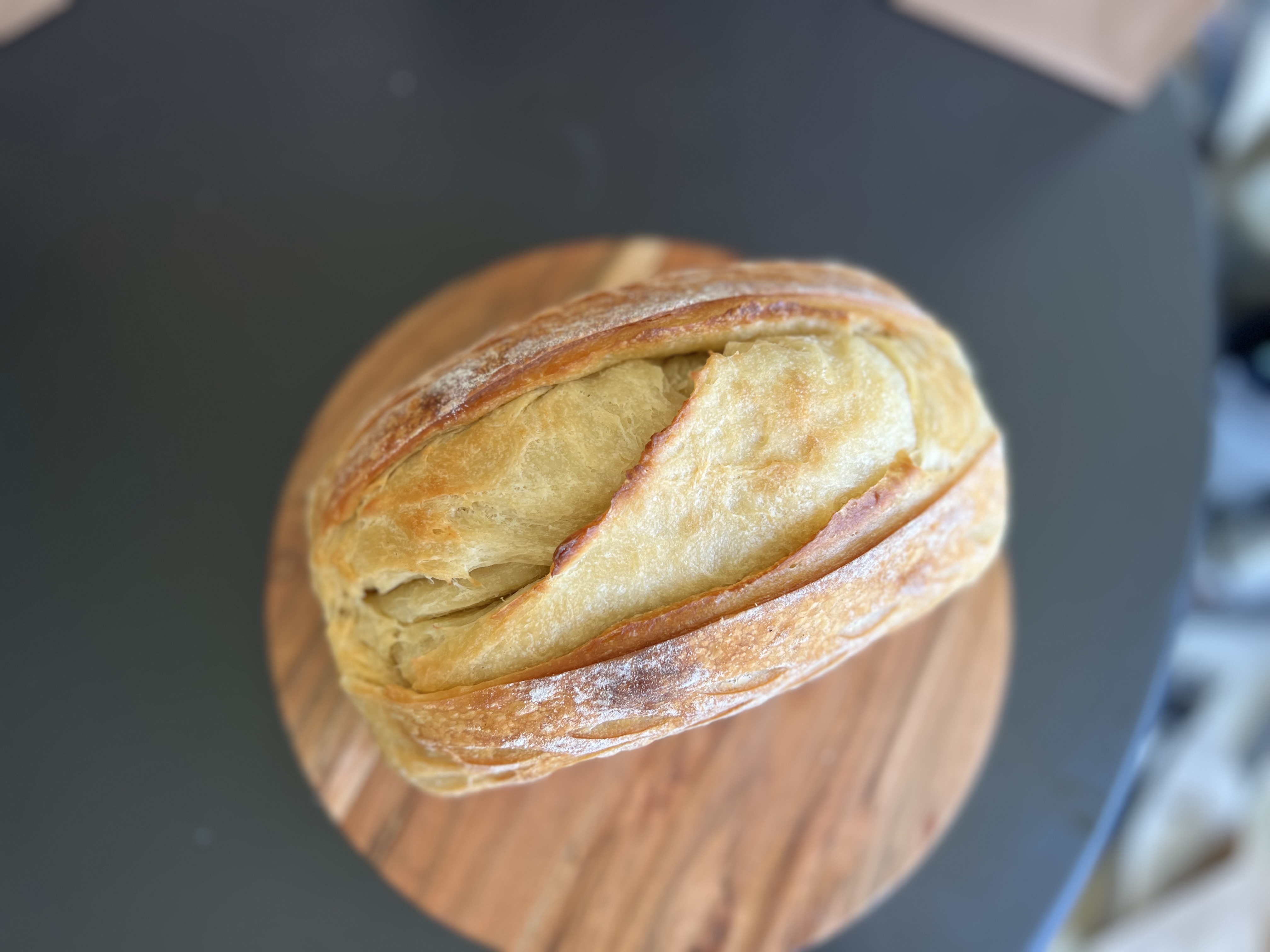 Sourdough Potato Croissant Loaf