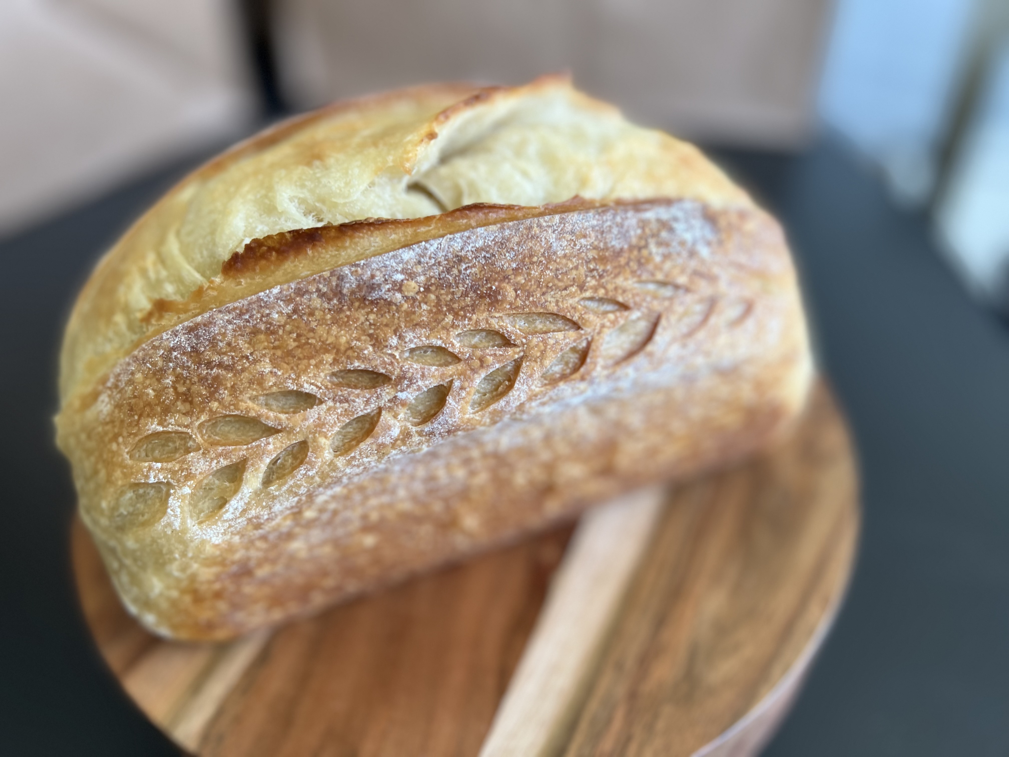 Sourdough Potato Croissant Loaf