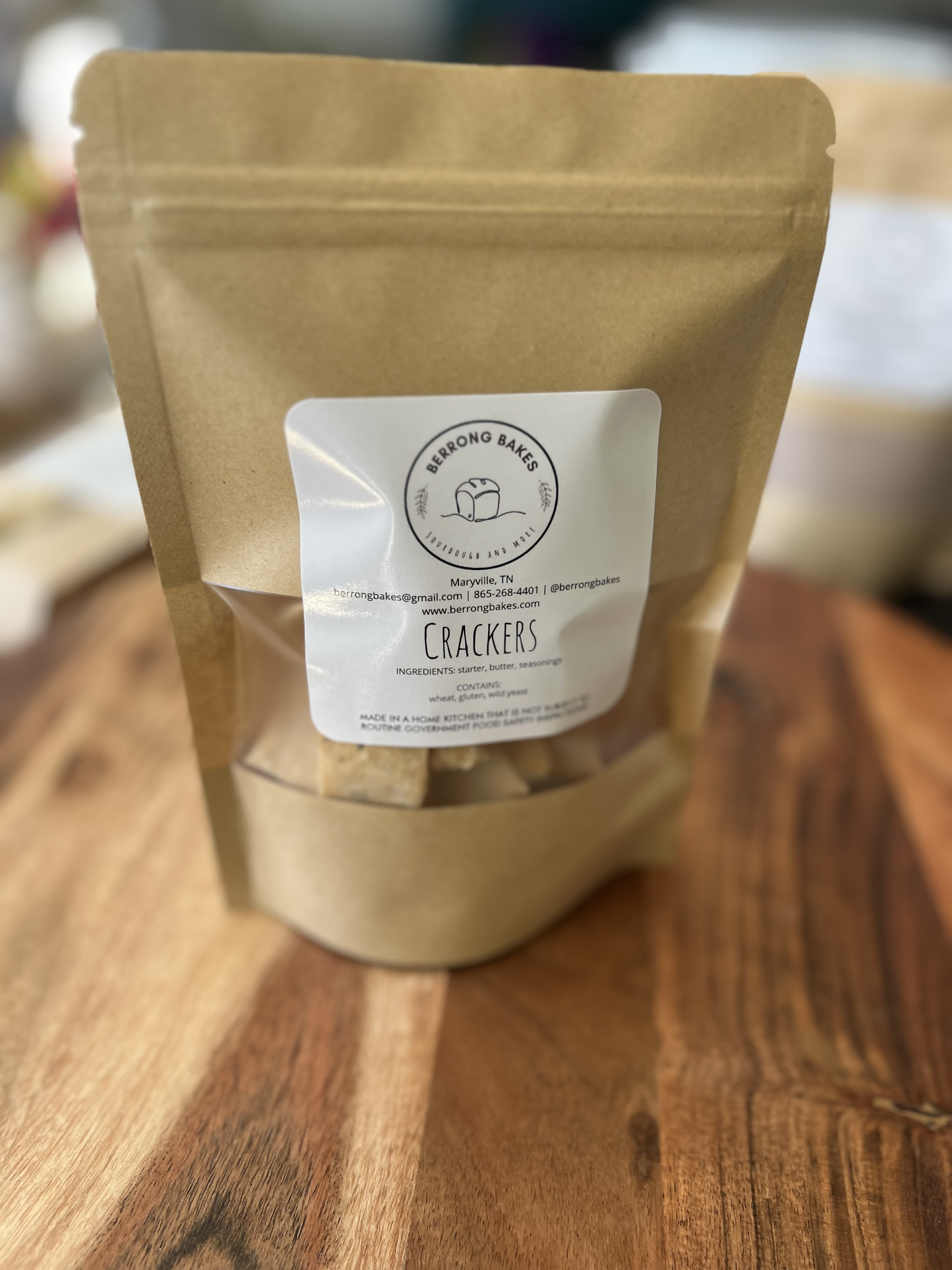 Sourdough Crackers