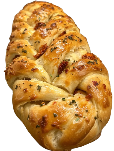 Sourdough Brioche Braided Loaf