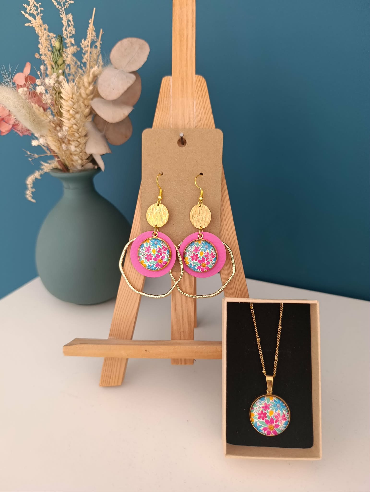 Duo Boucles / Collier Lia Rose