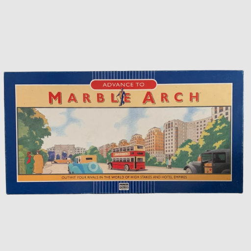Advance to Marble Arch Board Game By Parker 1985