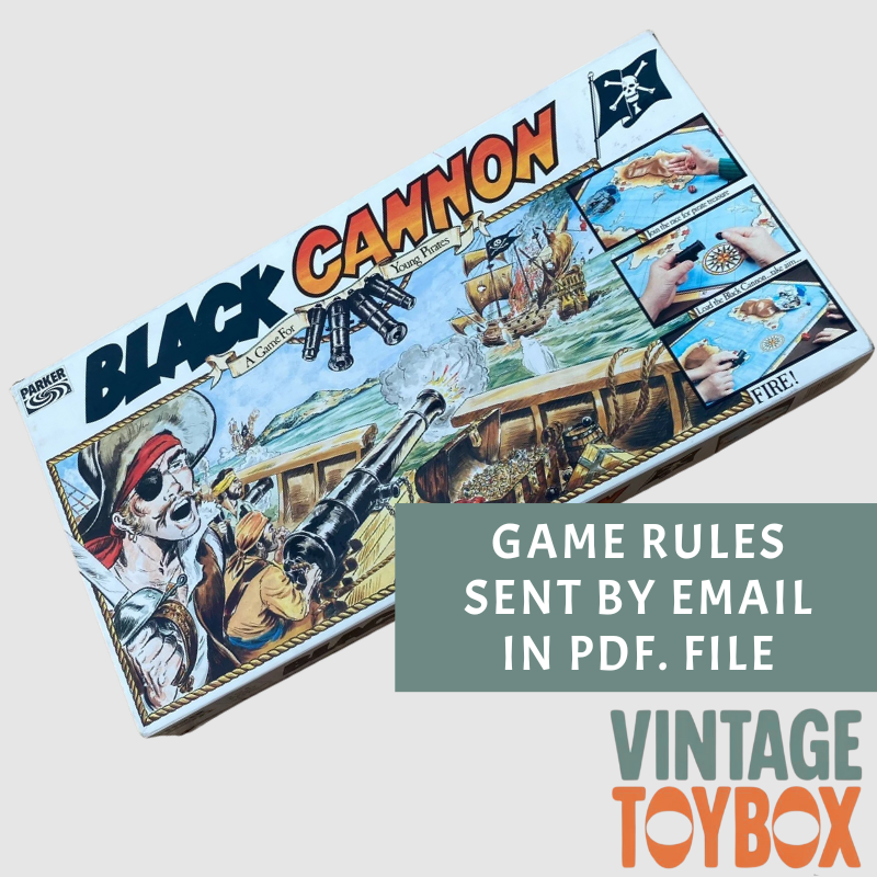 Black Cannon Board Game - Parker 1986 - Rules Download