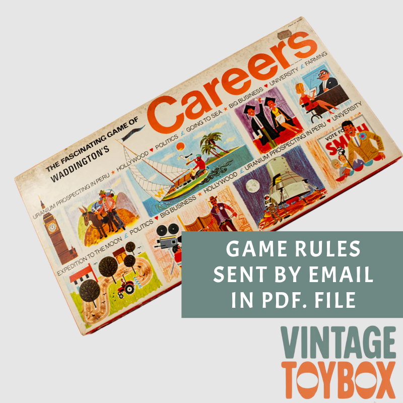 Careers Board Game - Waddingtons 1960s - Rules Download