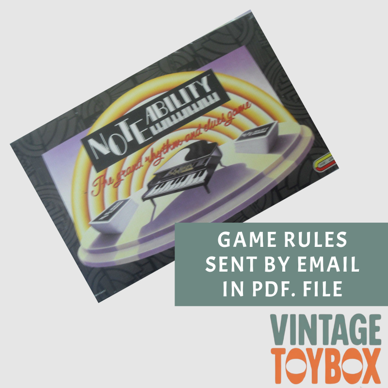 Noteability Board Game - Spears Games - Rules Download