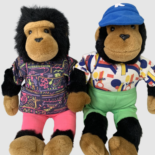 PG Tips Samantha & Kevin Tipps Monkey Plush Soft Toys
