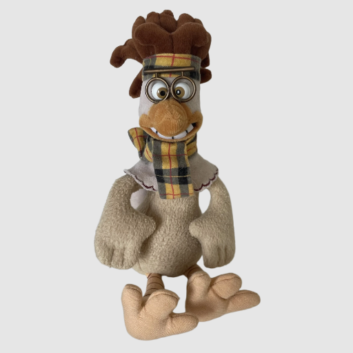 Chicken Run Mac the Brains Plush Toy Dreamworks 1999