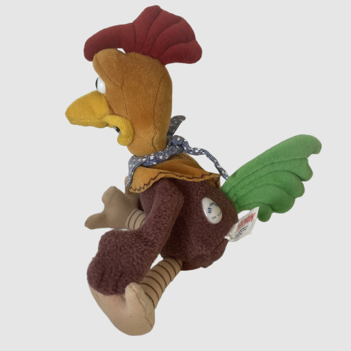 Chicken Run Talking Rocky the Cockerel Plush Toy Dreamworks 1999