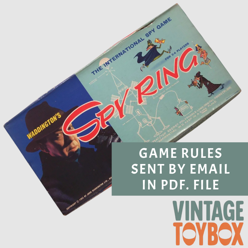 Spy Ring Game - Waddingtons 1965 - Rules Download