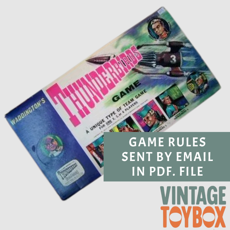 Thunderbirds Board Game - Waddingtons 1966 - Rules Download