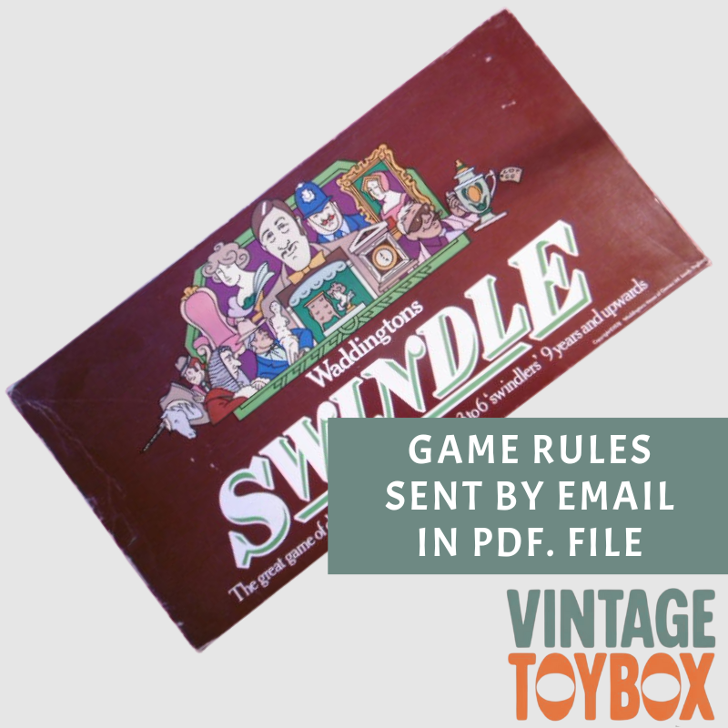 Swindle Board Game - Waddingtons 1976 - Rules Download
