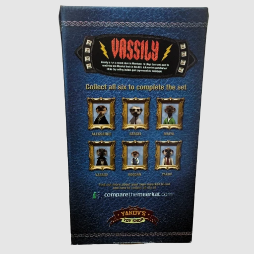 Vasily Meerkat Toy With Certificate & Boxed