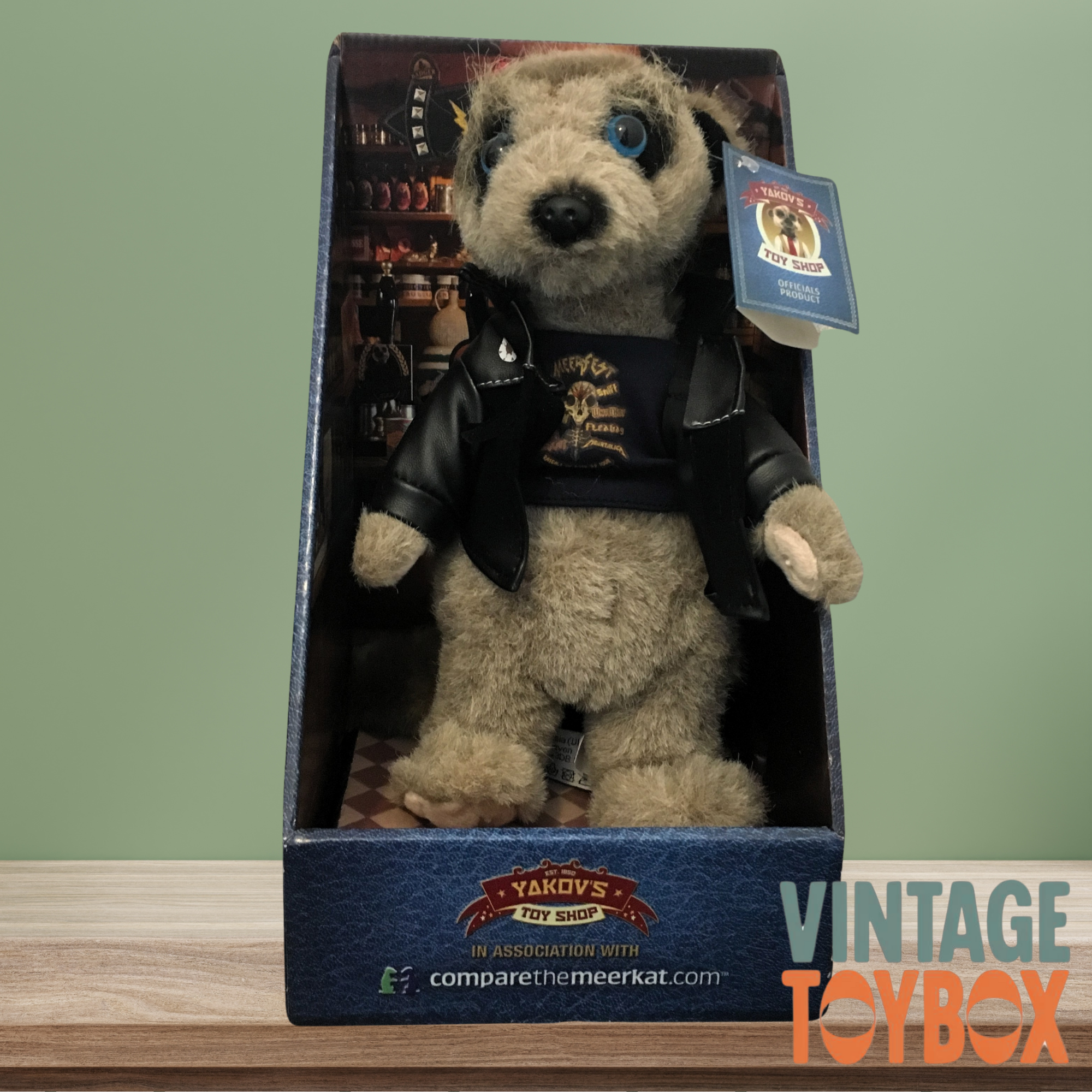Vasily Meerkat Toy With Certificate & Boxed