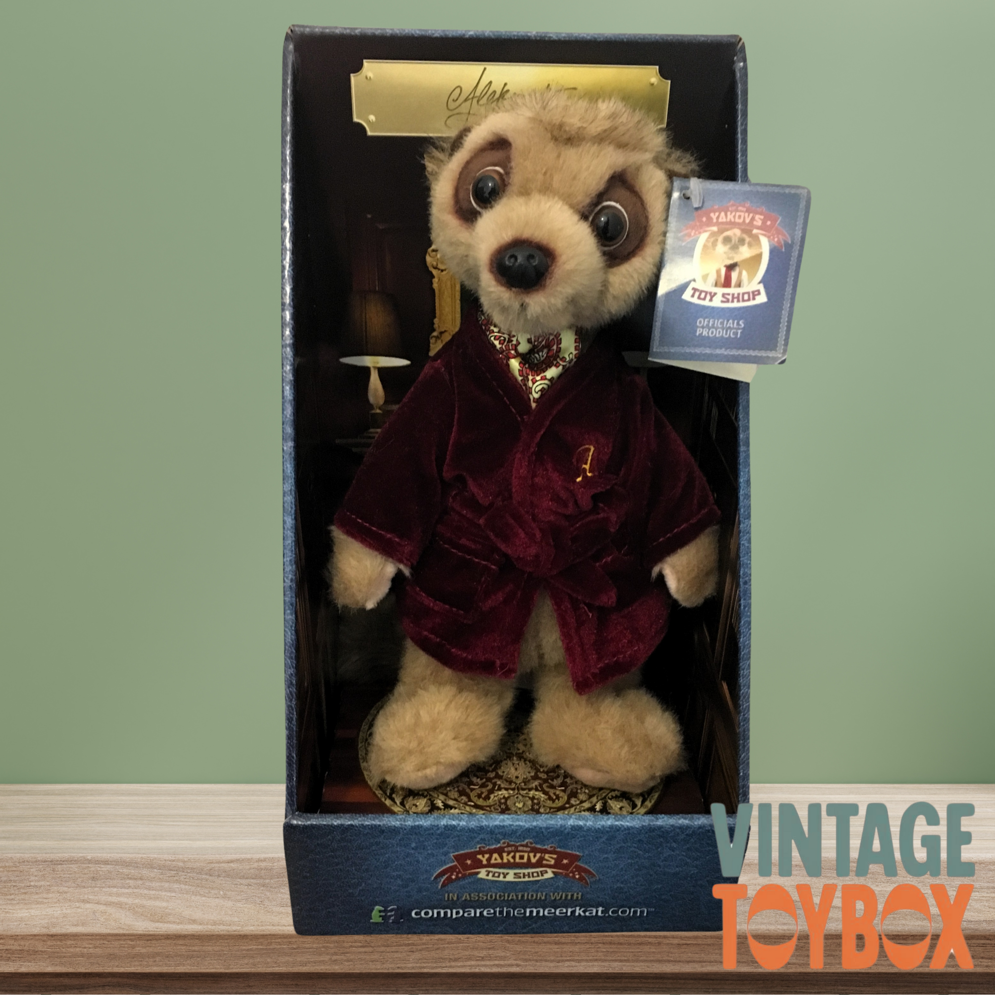 Aleksandr (Alexander) Meerkat Toy With Certificate & Boxed
